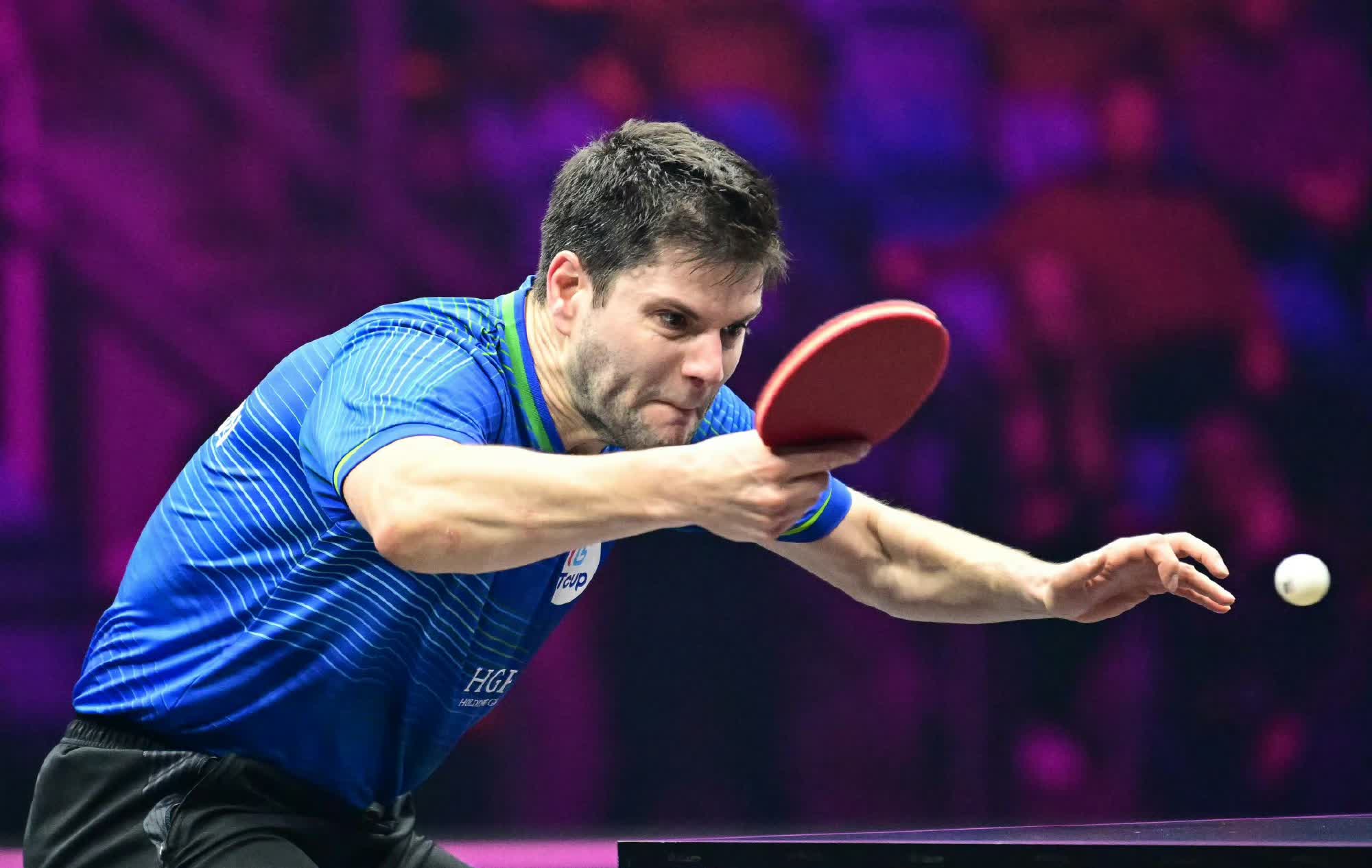 法国乒乓球队逆转比利时乒乓球队，奥恰洛夫高光表现